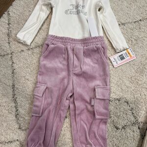 Juicy Couture Lavender Cargo Sweatpants for Kids